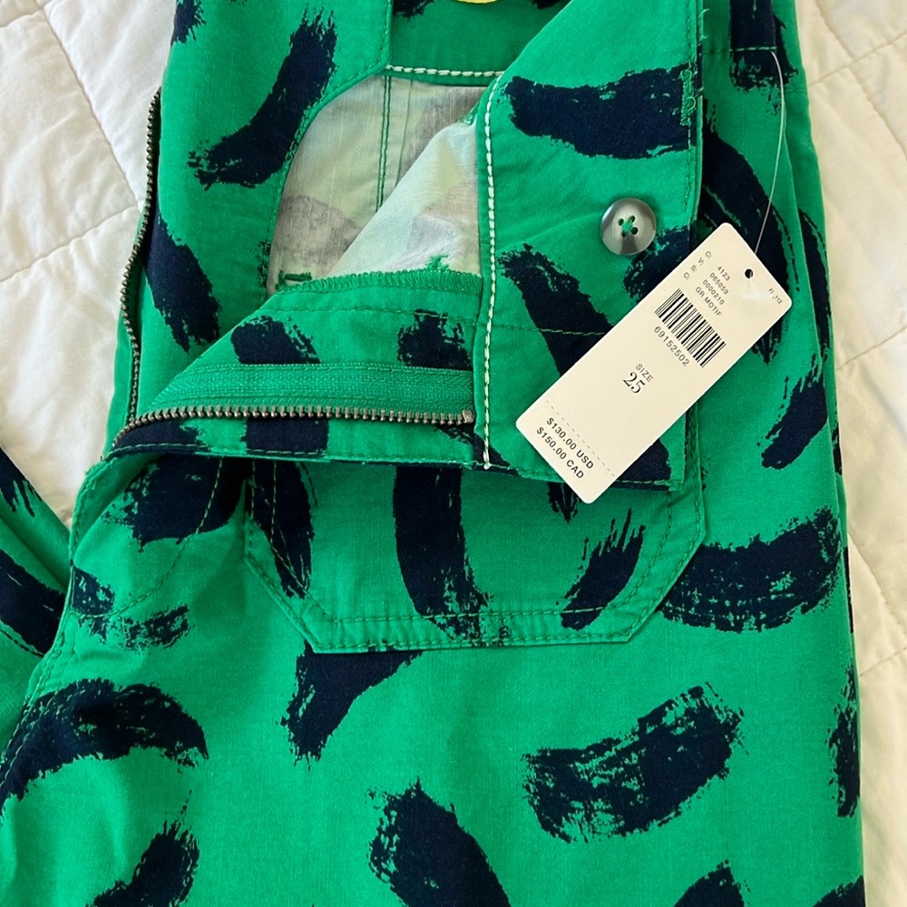 Green and Blue womens pants